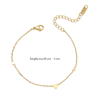 3 hearts bracelet