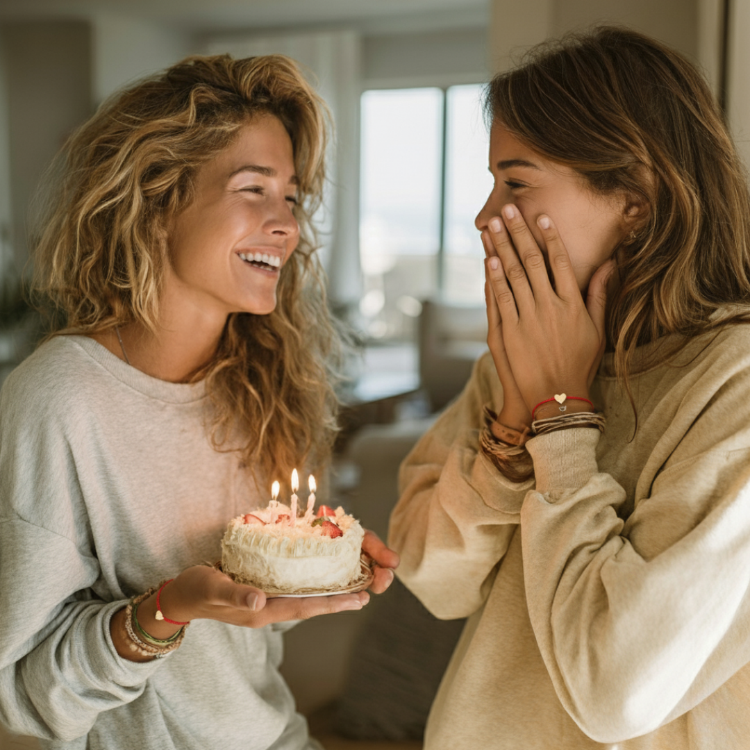 Due Bracciali Rossi, Un Cuore Oro, Un Legame che Resta