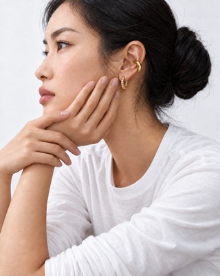 Earcuff "Essenza" - Oro 18K