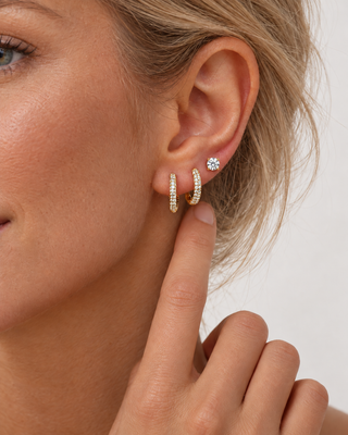 Orecchini "Luce Demi" - Oro 18 K