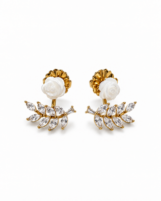 Orecchini "Rosa Unica" - Oro 18K