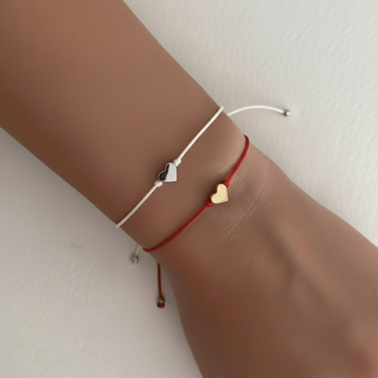 La Dualità. Un filo Rosso e Uno Bianco. Oro e Argento.