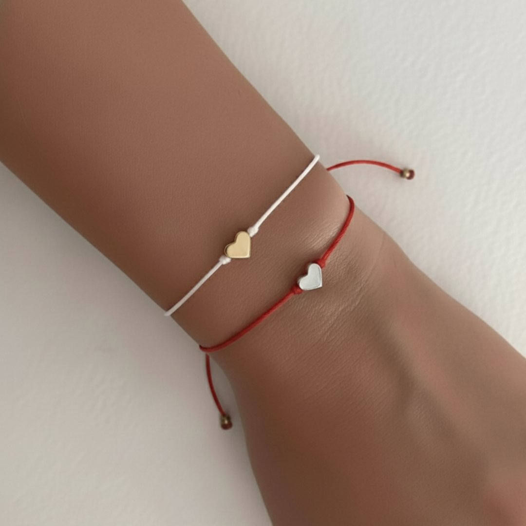 La Dualità. Un filo Rosso e Uno Bianco. Argento e Oro.