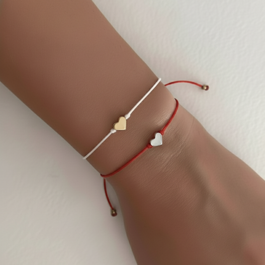 La Dualità. Un filo Rosso e Uno Bianco. Argento e Oro.