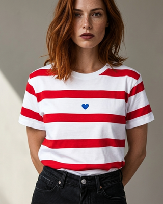 Women's T-shirt A Heart Between the Lines