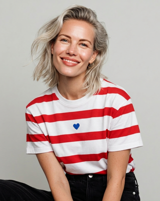 Women's T-shirt A Heart Between the Lines