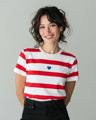 Women's T-shirt A Heart Between the Lines
